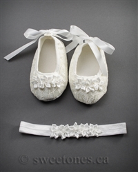 Lovely baby shoes and headband set â€“ B-SHOES-105