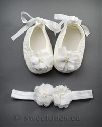 Lovely baby shoes and headband set â€“ B-SHOES-107
