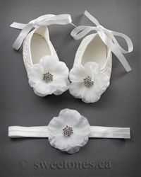 Lovely baby shoes and headband set â€“ B-SHOES-108