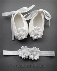 Lovely baby shoes and headband set â€“ B-SHOES-109