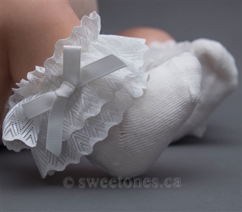 Girls white dress socks Canada