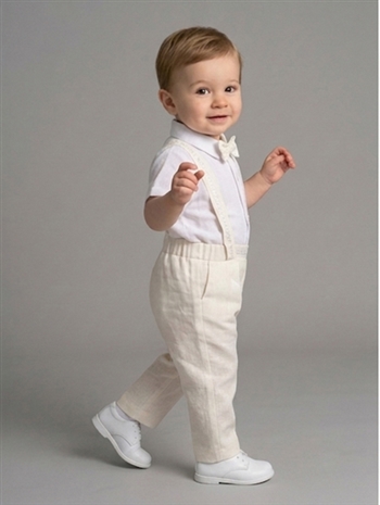 Boys cotton vest suit Christening outfit