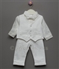 Boys cotton vest suit Christening outfit