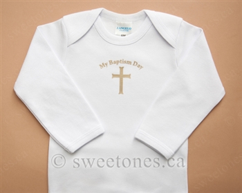 Personalized Christening Baptism baby bodysuit