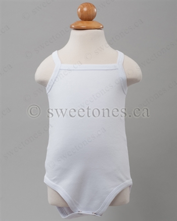 Christening Baptism sleeveless baby bodysuit