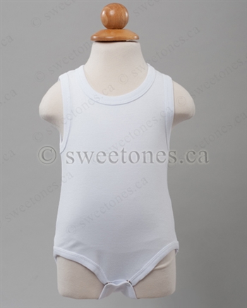 Christening Baptism sleeveless baby bodysuit