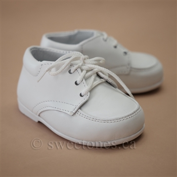 white satin boys baby baptism shoes