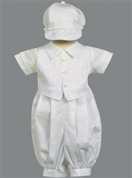 Boy cotton Baptism Outfit