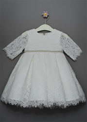 Lace Girls Christening dress Baptism gown