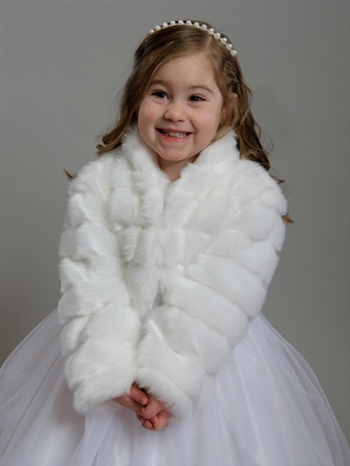 girl fur bolero