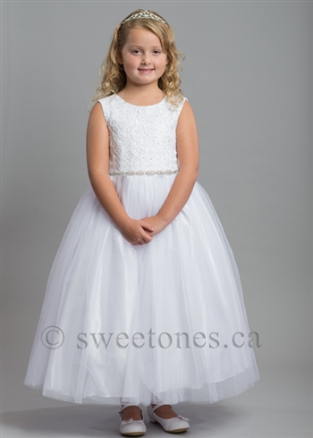 Lace tulle princess dress â€“ Style FC-Kaylee-WH