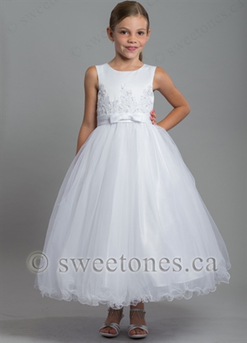 Lace tulle princess dress with bolero â€“ Style FC-Nora