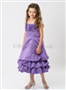 Purple bubble girl party dress