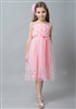 Pink party dress flower girl dress