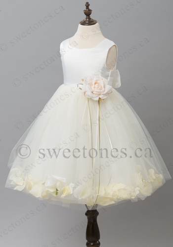 Custom flower girl dress