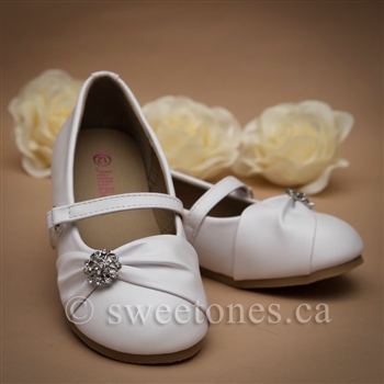 Flower girl ballerina flat shoes