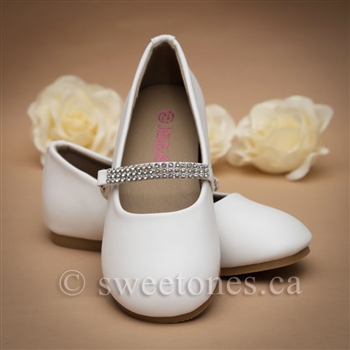 First communion shoes flowe girl shoes