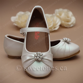 First communion shoes flowe girl shoes