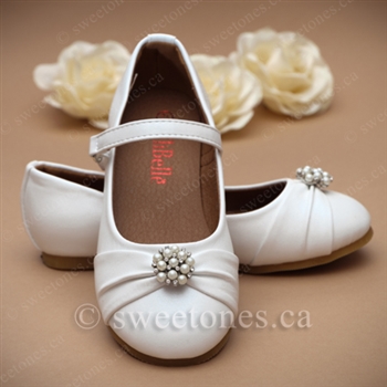 First communion shoes flowe girl shoes