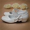 First communion accessories white mary jane shoes