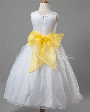 Flower girl Yellow sash