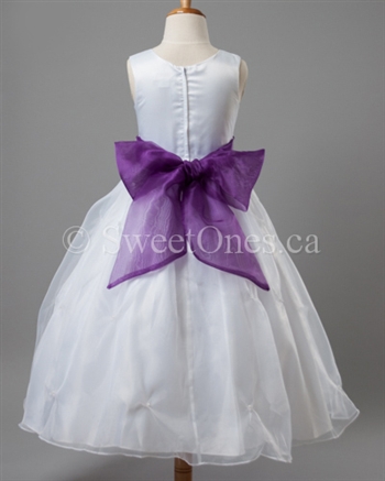 Flower girl Purple sash