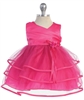Baby pink taffeta party dress
