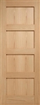 4P Oak  Fire Door