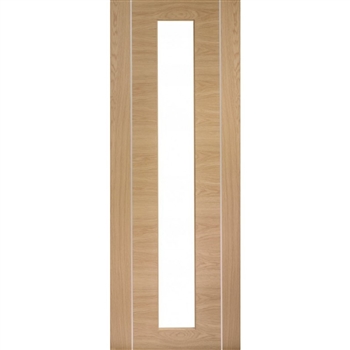 Forli Oak Glass Interior Door