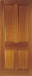 Colonial 4P Hardwood Exterior Door