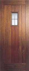 Hillingdon Lead Light Hardwood Exterior Door