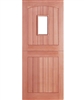 Stable 1 Light Hardwood Exterior Door