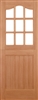 Stable 9 Light Hardwood Exterior Door