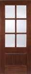 Zurich Glazed Walnut Interior Door