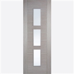 Hampshire  Glazed Light Grey Interior Door