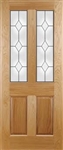 Edwardian Diamond Oak Exterior Door