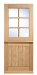 Cottage Stable 6L Oak Exterior Door