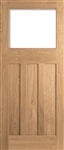 DX Unglazed Oak Interior Door