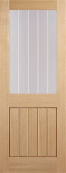 Mexicano Half Light Oak Interior Door