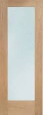 Pattern 10 Clear Glazed Oak interior Door