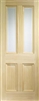 Edwardian Glazed Pine Interior Door