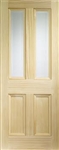 Edwardian Glazed Pine Interior Door
