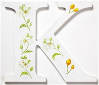 The letter 'K' from our unique Wild Flower Alphabet