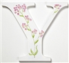 The letter 'Y' depicting the wild flower Yarrow from our unique Wild Flower Alphabet