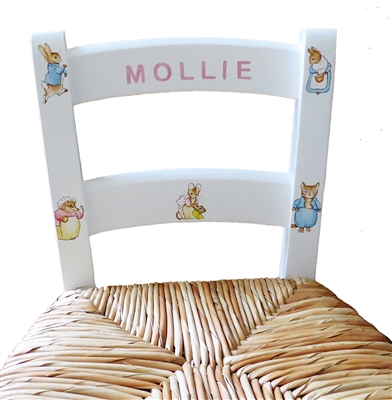 Beatrix Potter Rush Seat Chairs