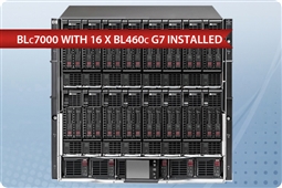 HP BLc7000 with 16 x BL460c G7 Blades Basic SAS from Aventis Systems, Inc.