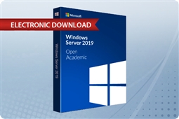 Microsoft Windows Server 2019 Standard License, 2 Core Pack Open Academic from Aventis Systems