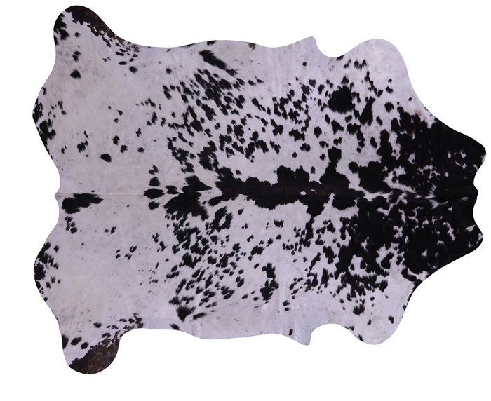 Salt & Pepper Natural Cowhide Rug