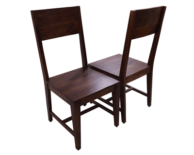 Solid Wood Dining Chair Set of Two
