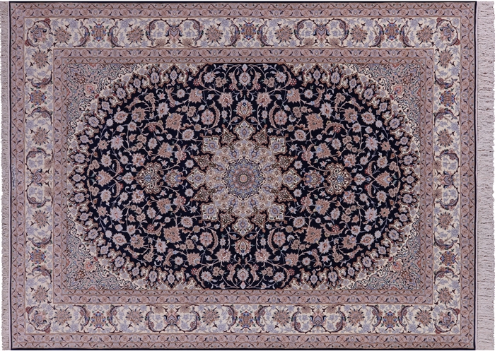 Persian Isfahan Wool & Silk Rug